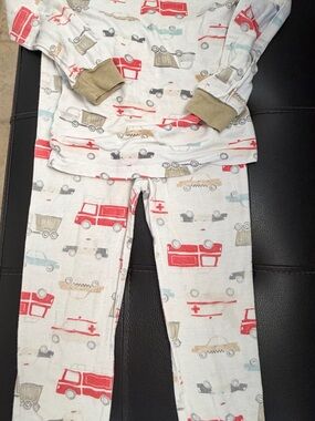 Milkberry Bamboo 2 Piece Car Truck Pajama Set Boys 24 Months